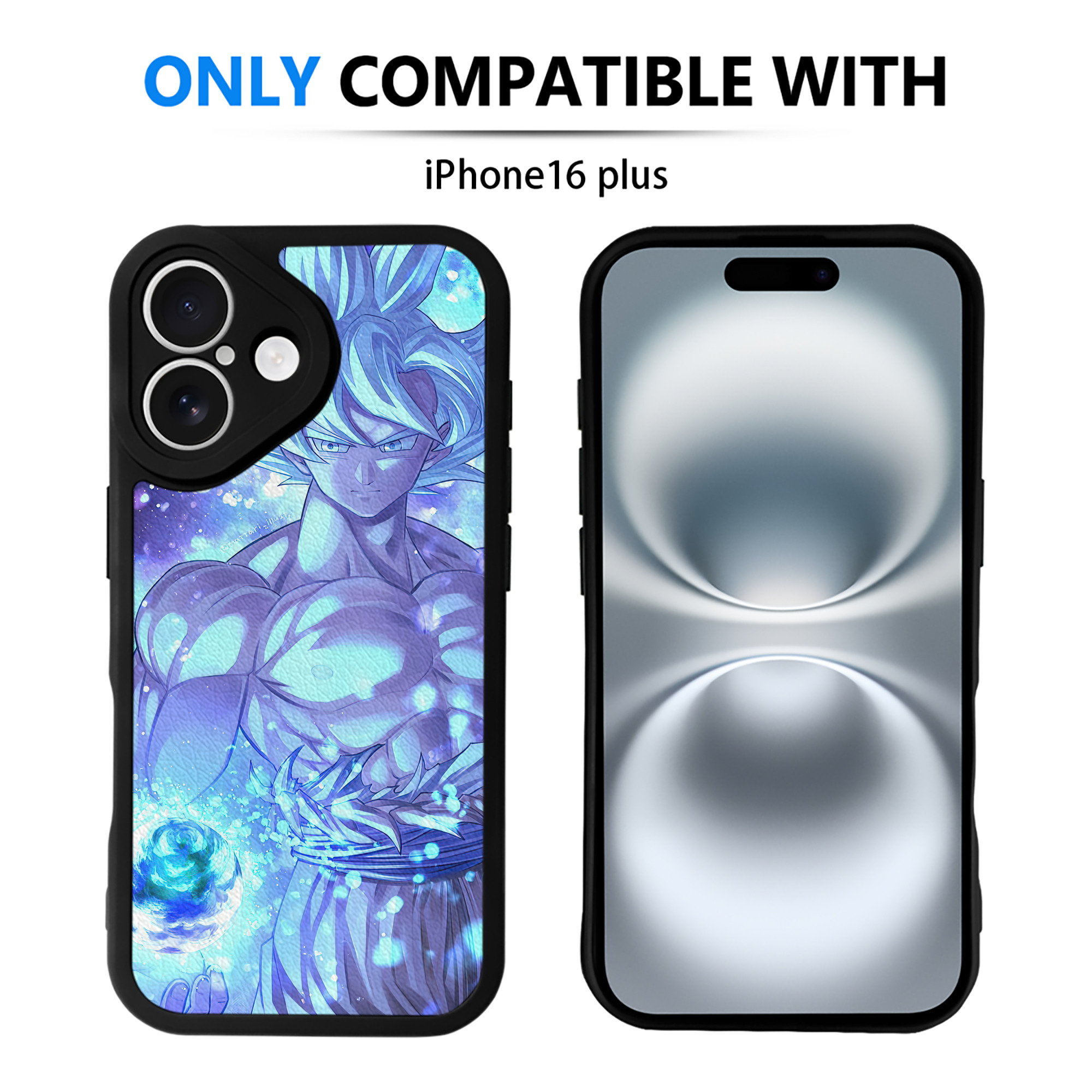（画像用） ドラゴンボール DRAGON BALL 【iPhone 16シリーズ対応】シリコンスマホケース（レザー調） 材質：シリコン